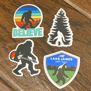 6 Bigfoot Sticker Pack